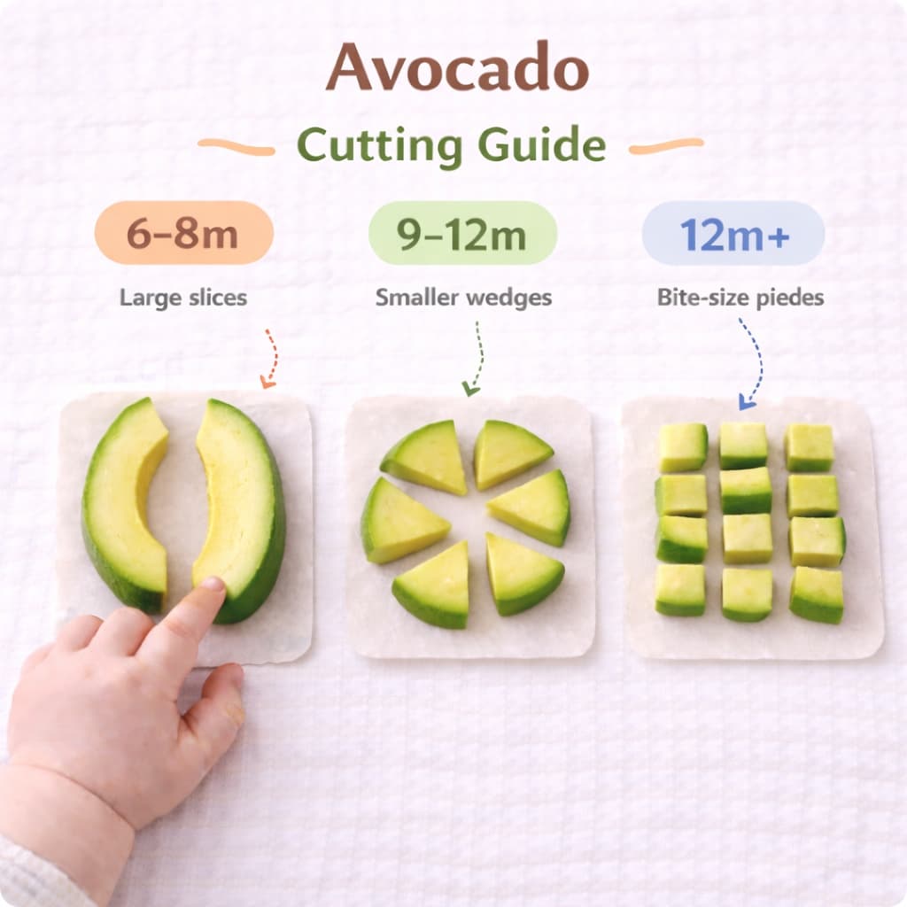 Comment préparer quartiers d'avocat pour bébé