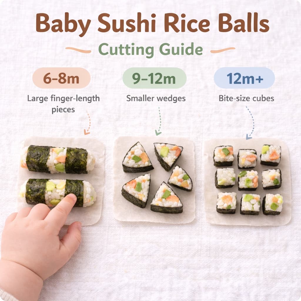 Comment préparer boules de riz sushi bébé pour bébé