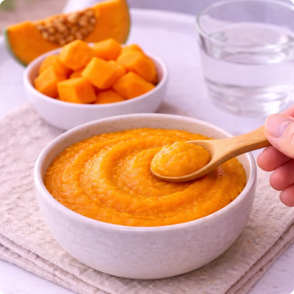 Puré de calabaza butternut