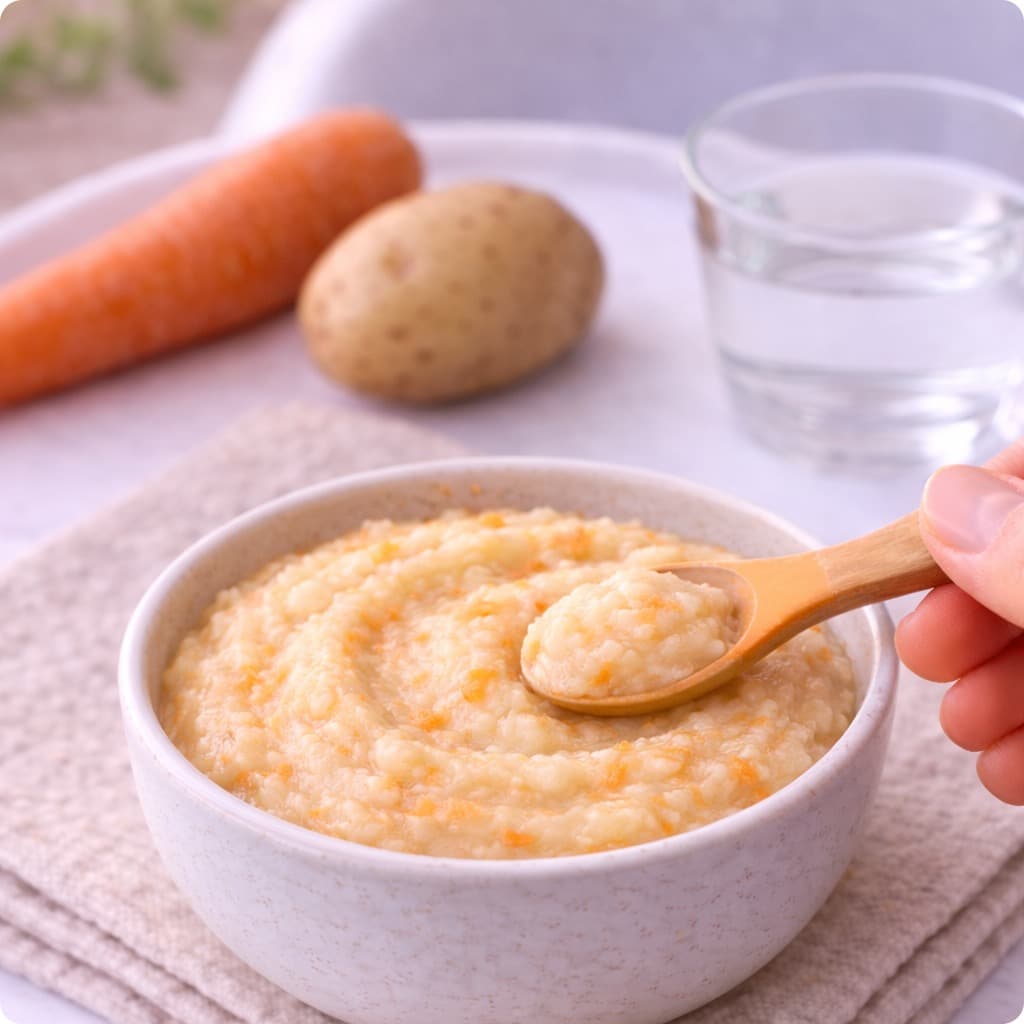 Purée carotte et pomme de terre