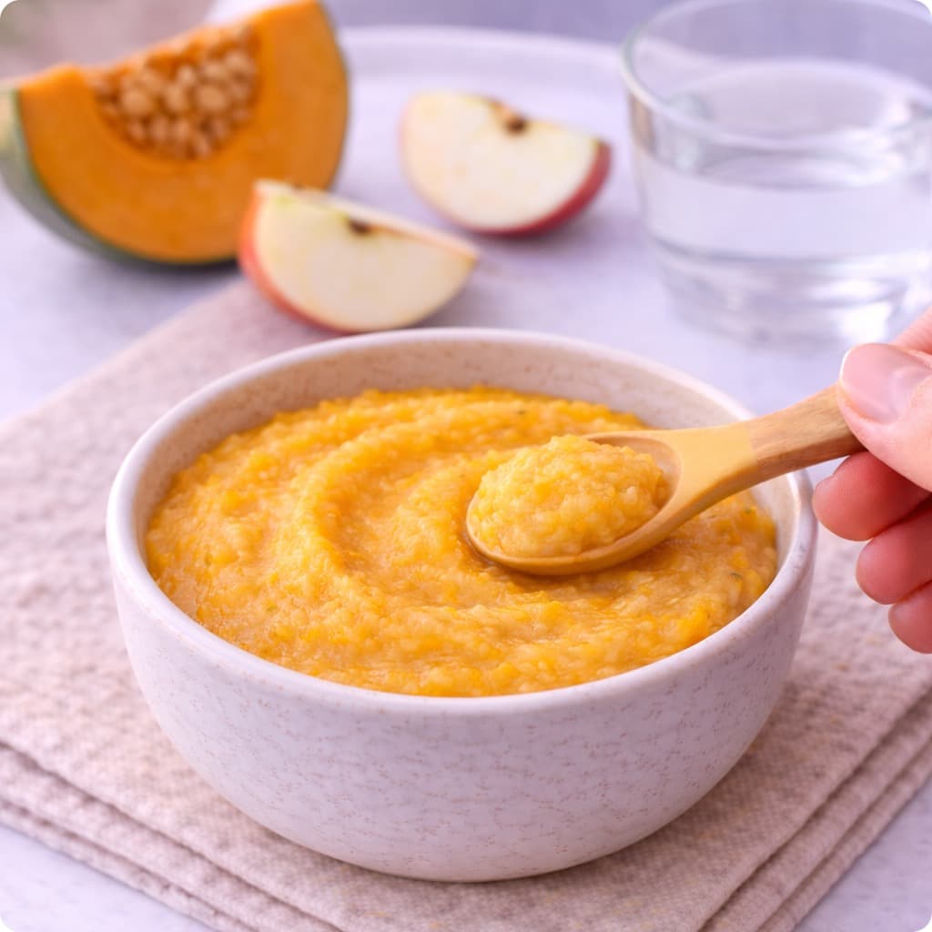 Purée potiron et pomme